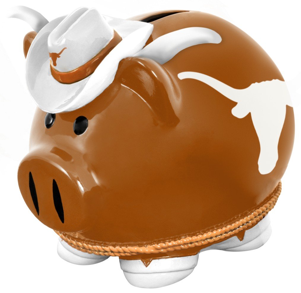 Texas Small Thematic Piggy Bank Toy Banks Sports & Outdoors