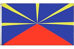 AZ FLAG - Reunion Flag - 90x60 Cm - 100D Polyester French region of La Réunion Banner With Two Metal Grommets - Fade Resistan