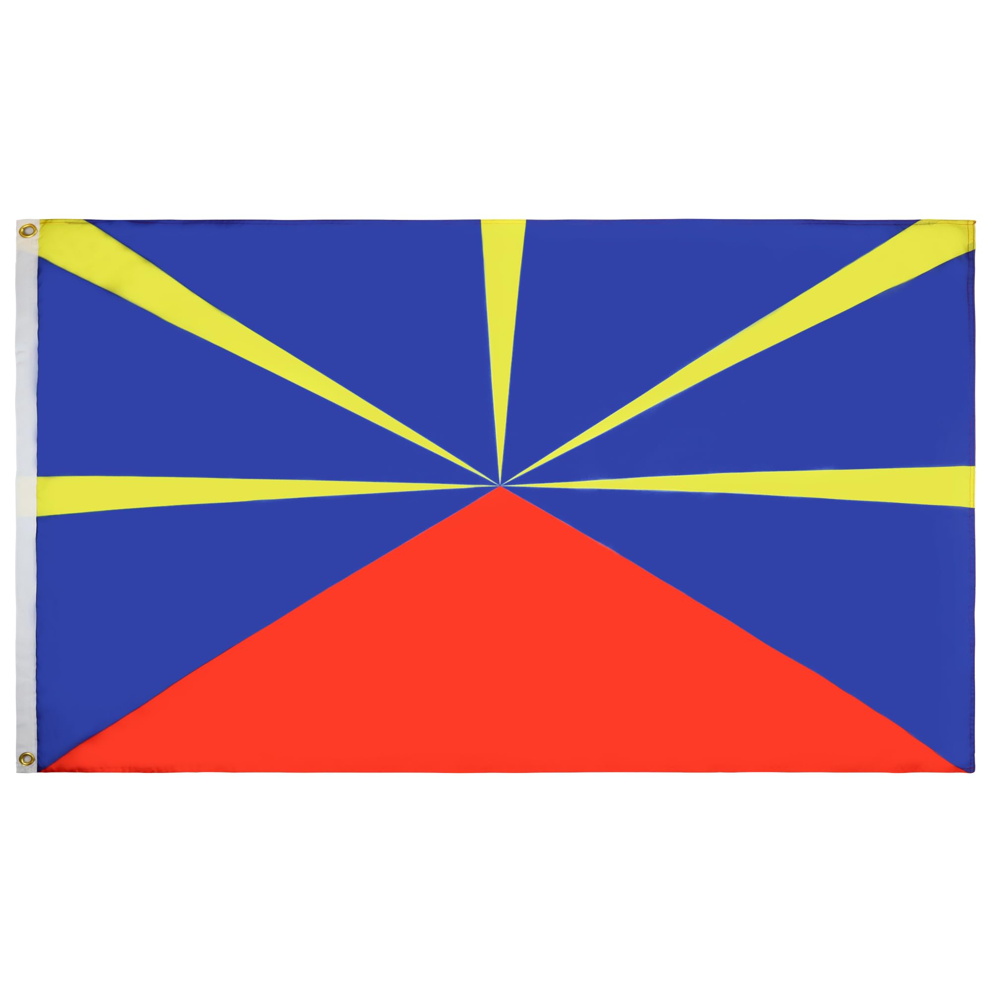 AZ FLAG - Reunion Flag - 2x3 Ft - 100D Polyester French Region Of La Reunion Banner with Two Metal Grommets - Fade Resistant - Vivid Colors - 2' x 3' Feet - 90x60 Cm — image 1