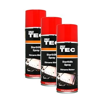 3X KWASNY 235 010 Auto-K Spray Tec Starthilfe-Spray 400ml