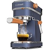Laekerrt 20 Bar Espresso Maker CMEP01 with Milk Frother Steamer, Home Expresso Coffee Machine for Cappuccino and Latte (Navy
