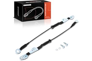 A-Premium Tailgate Support Cable Compatible with Chevrolet Colorado & GMC Canyon, 2004-2012, 16 1/2 Inch, Rear Tailgate Drive