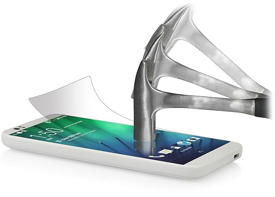 StilGut Displayschutzfolie aus Sicherheitsglas kompatibel mit HTC Desire 510 (2er-Pack)