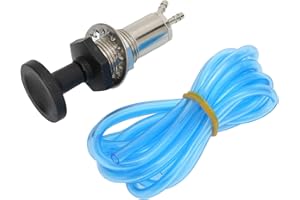 Eacam Fuel Primer Plunger Pump Kit, Universal for Snowmobile, ATV, UTV, Motorcycles, Motor Boats, Excellent Performance, Long