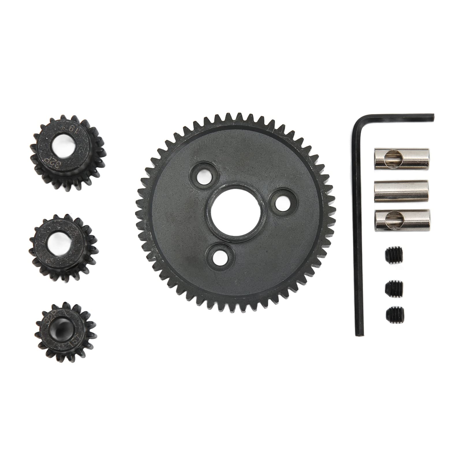 RC Pinion Motor Gear 54T 0.8 32 Pitch 3956 RC Car Spur Gear with 15T 17T 19T Pinion Set for RC Car Motor Rc Car Model Accessory