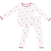 KYTE BABY Long Sleeve Toddler Pajama Two-Piece Set for Girls and Boys, Ultra-Soft Rayon Made From Bamboo, Family Matching PJs