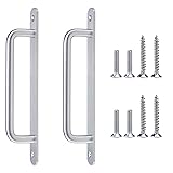 Chinflly 2 PCS Pull Push Door Handle,Metal