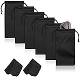 Hoiny 6 Pcs Microfiber Glasses Sunglasses Pouch