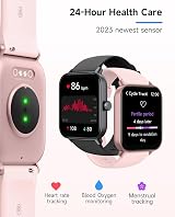 TOOBUR Smart Watch Women Alexa Built-in IP68 Waterproof 1.8" Fitness Tracker view 3