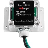 HVAC Surge Protector,Whole House Surge Protection Device,Outdoor or Indoor,Single-Phase,120/240V, 25kA