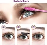 MIN-XL 50 Pcs Disposable Mascara Wands Black Multicolour Eyelash Brushes view 5