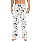 Fashion Pajama Pants Mens Lounge Pants Super Soft Men Pajama Bottoms with Pockets Drawstring