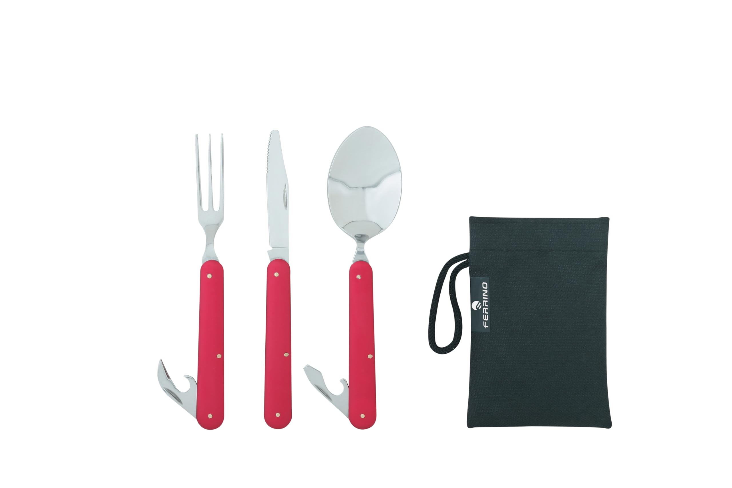 Ferrino, Clip, Cutlery, Unisex, Red