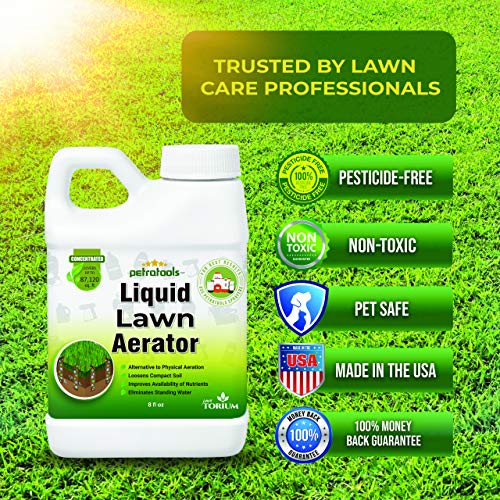 PetraTools Liquid Lawn Aerator Super Concentrate 1Acre Coverage, for