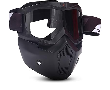 Soxon® SG-888 „Night Rider“ · Jet-Brille · Motorrad-Helm Flieger-Brille Retro Roller Scooter Cruiser Oldtimer Vespa Ski-Brill
