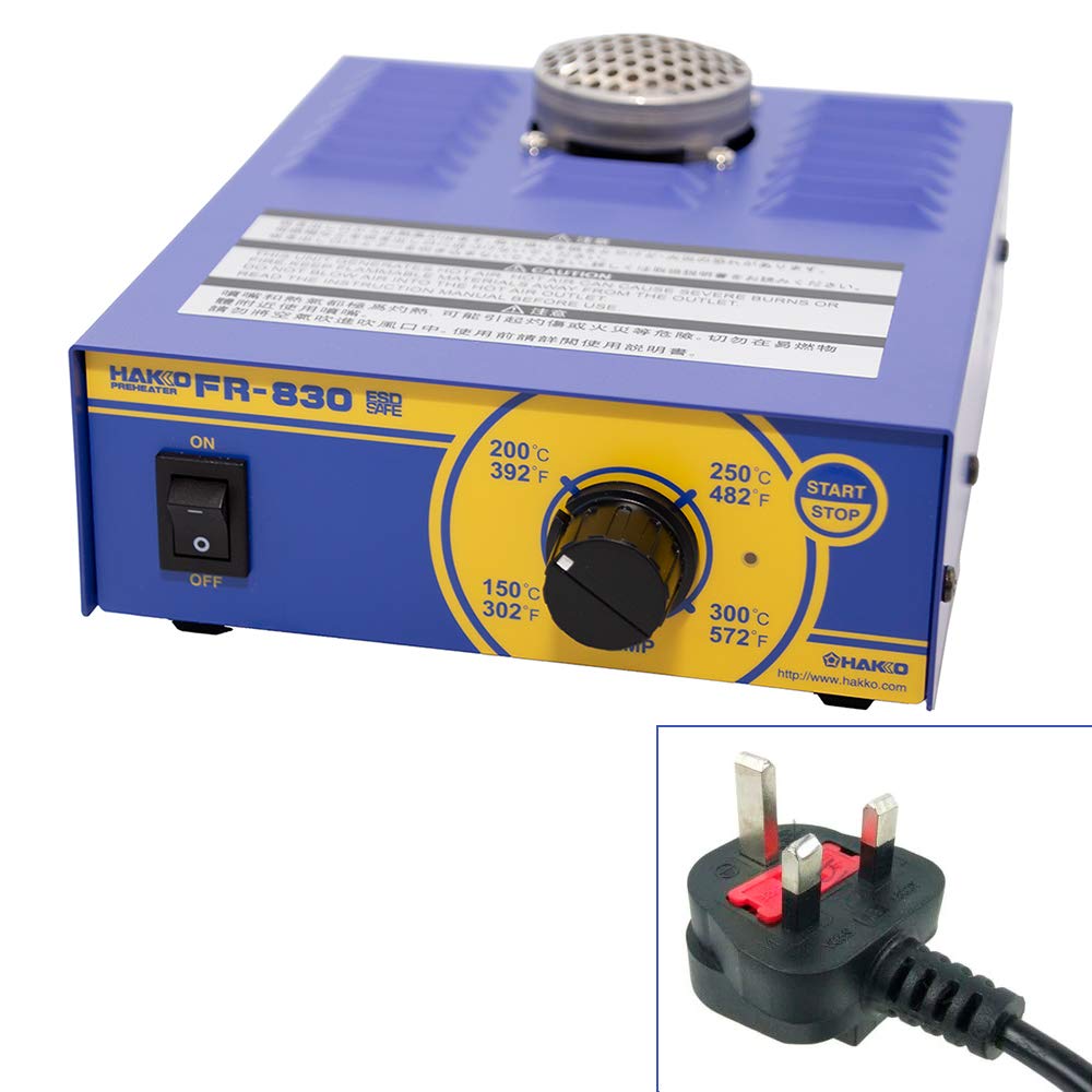 Hakko FR-830 Under Board Pre Heater for Rework 230V BS Plug