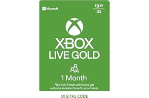 Xbox Live Gold: 1 Month Membership [Digital Code]