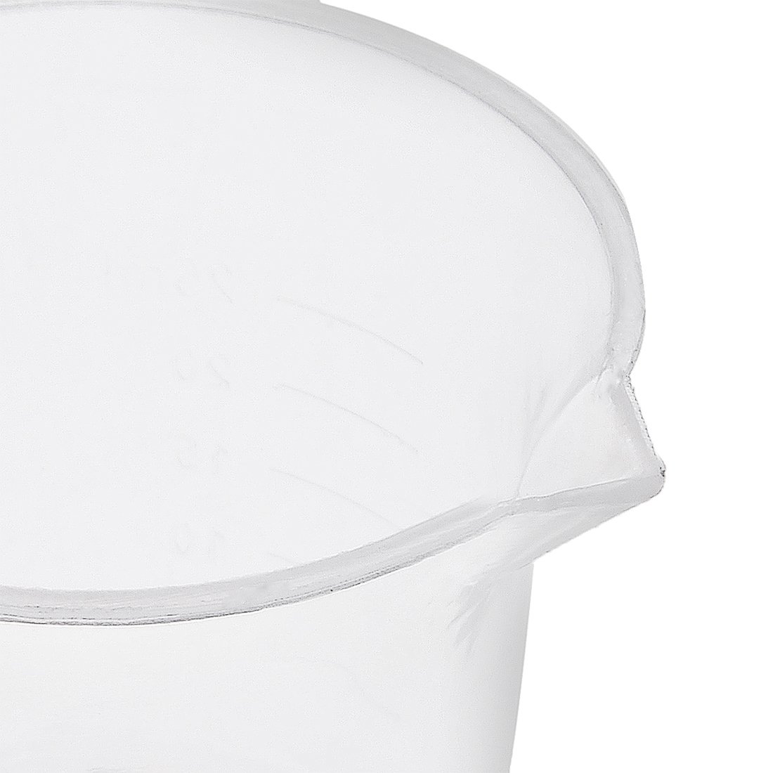 sourcing map Measuring Cup 25ml PP Plastic Graduated Beaker Transparent for Lab Kitchen liquids 2pcs, 2pcs/25ml - Image 5