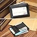Cool-Shop Genuine Men's Leather Durable Slim Wallets, Magnetic Money Clip Wallet Set, Mini Card Holder (Black)