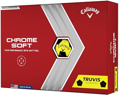 Callaway Chrome Soft Golf Balls 2022 Edition Truvis Hyper Elastic Core