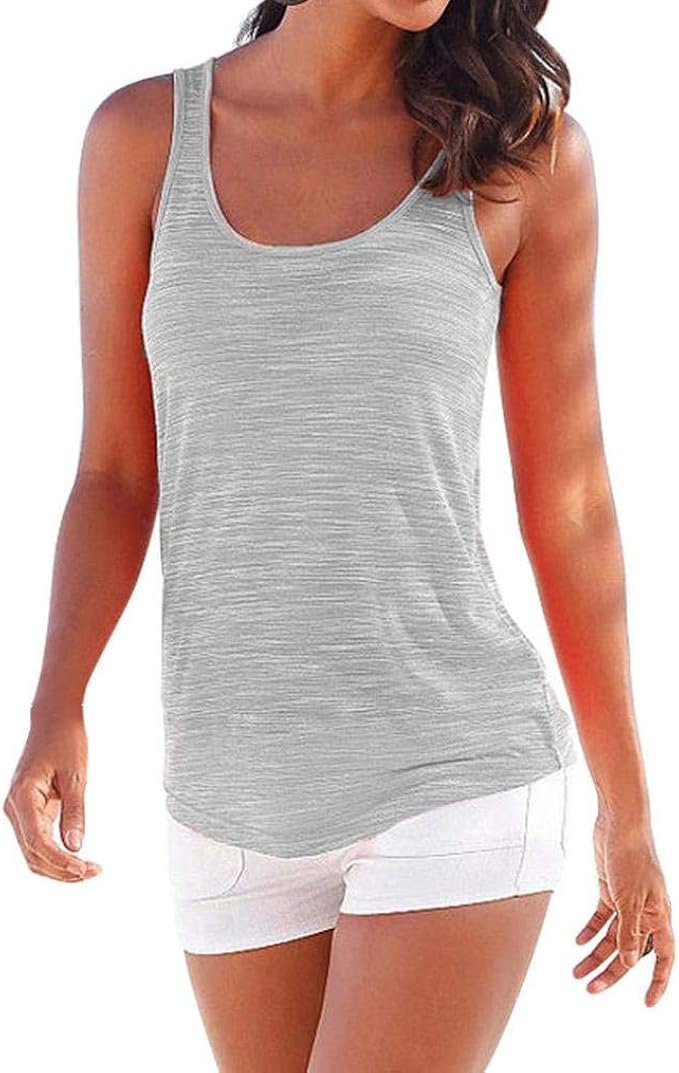 Tank Top Damen Stil Mode Einfacher Normallacks TShirts Sommer Elegante