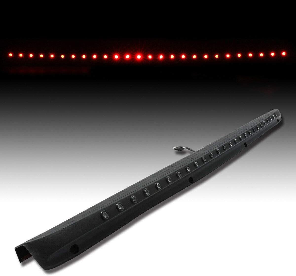 TKMD Spoiler Wing for 2007-2013 Chevy Silverado/GMC Sierra 5 Functions LED Tailgate Spoiler Light Bar