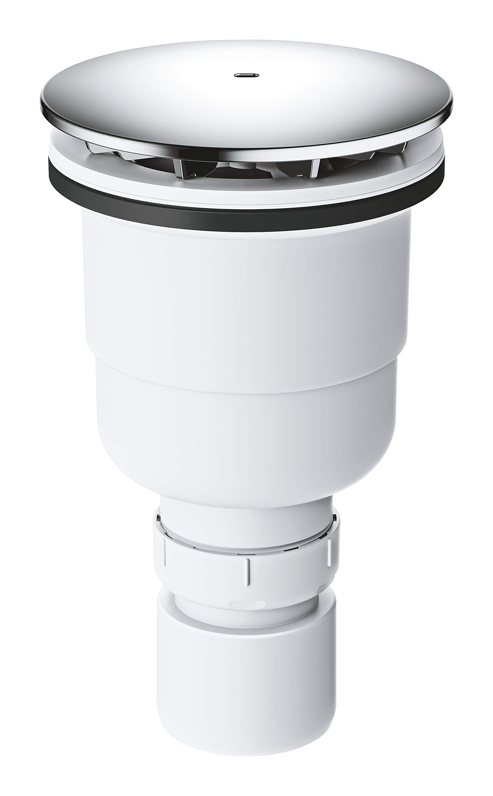 GROHE Waste Set for GROHE Universal Shower Trays, Vertical Outflow, Chrome, Diameter: 115 mm, 4 49533000