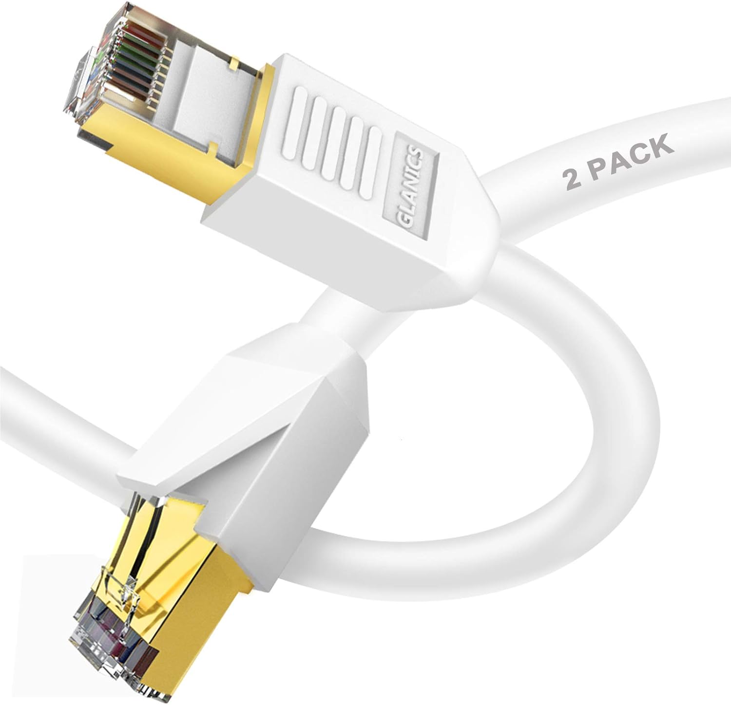 Cat 8 Cable 10 ft, GLANICS Cat8 Amazon.co.uk Electronics