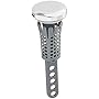 Drain Strain - No-Clog Sink Stopper (Chrome)