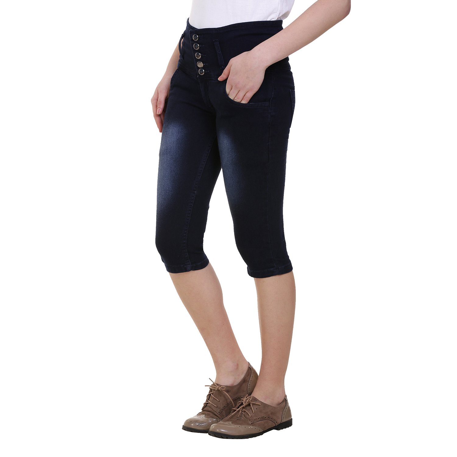 pantoff women's blue capri