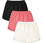 ZUEMET 3 Pack Toddler Girl Shorts Baby Girls Athletic Short Soft Cotton Summer Clothes Size 18M-5T