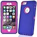 iPhone 6S Plus Case, Ovis Hybrid Protective Defender High Impact Dual Layer Shockproof Hard Bumper Soft Rubber Case Cover for Apple iPhone 6S Plus 5.5