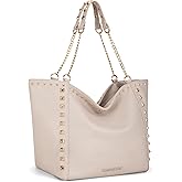 Montana West Large Tote Bag for Women Oversized Shoulder Purses with Chain Handbags