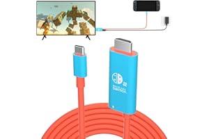 Switch 2 Dock HDMI Cable,Portable Travel TV Adapter with 4K@60Hz for Switch2/ Switch OLED/Steam Deck/Rog Ally/Xbox Ally X/Leg