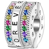 DALARAN Stopper Beads for Bracelets 925 Sterling Silver Clip Spacer Charm Bracelet Stoppers