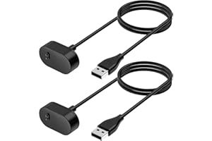 Oumida 2 Pack Charger for Fitbit Inspire/Ace 2 Replacement USB Charging Cable 3.3FT Durable Portable Charging Dock Cord for Fitbit Inspire/Ace 2 Accessories (100CM)