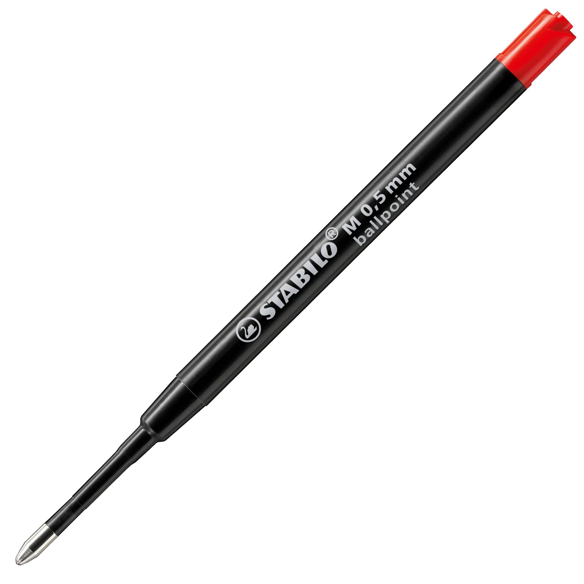 Ballpoint Pen - STABILO Ballpoint Refills - Pack of 1 - Red