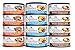 Wellness Natural Grain Free Signature Selects Shredded Wet Cat Food Variety Pack Box - 3 Flavors (Chicken, Beef, & Turkey) - 2.8 Ounces Each (12 Total Cans)