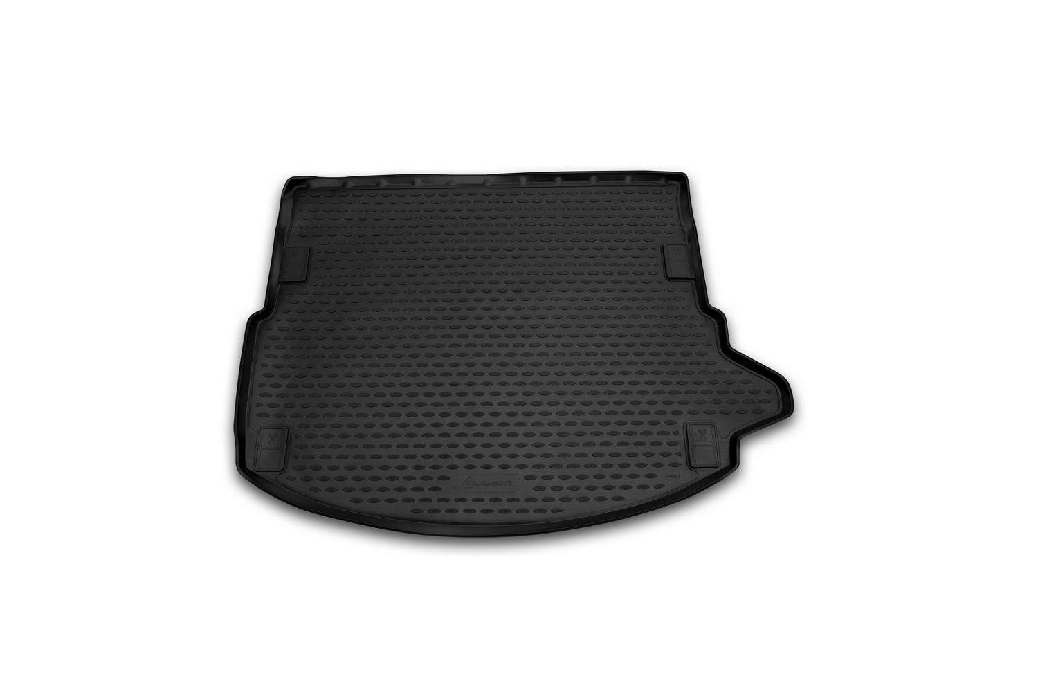 Element Custom Tailored Fit Black Rubber Boot Liner Mat for LAND ROVER Discovery Sport I L550 5 seats, Without trunk rails 2014-2020