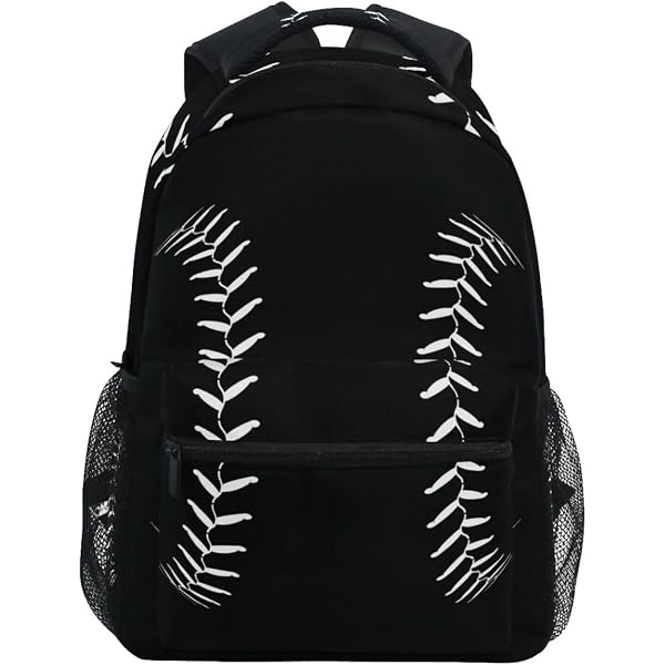 Custom Name & Number Baseball Backpack - High Capacity Student Sport Bag For Youth, Men, Women