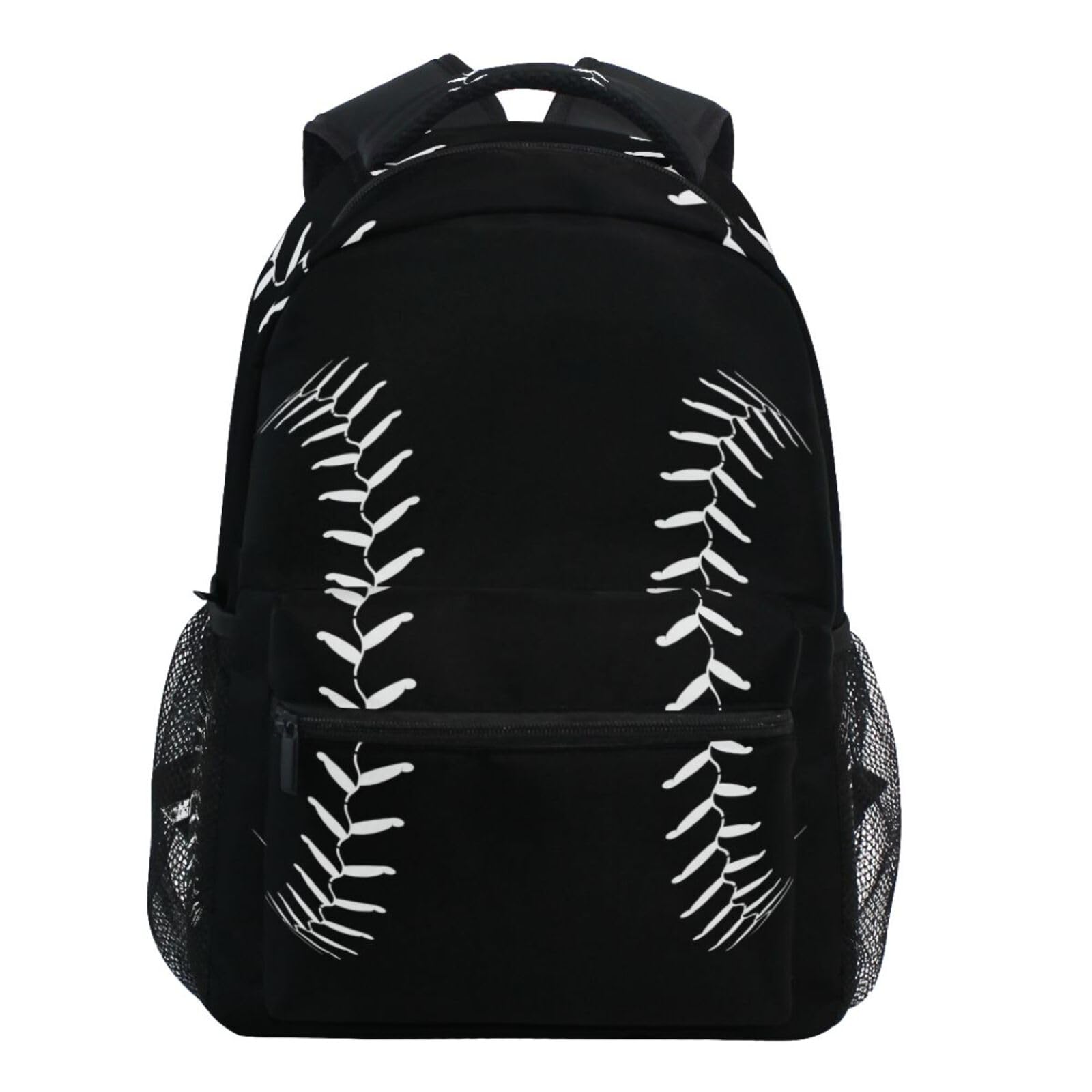 Photo 1 of Oarencol Fashion Baseball Sport Softball American Cool Backpacks School Book Travel College Shoulder Bag for Women Girls Men Boys