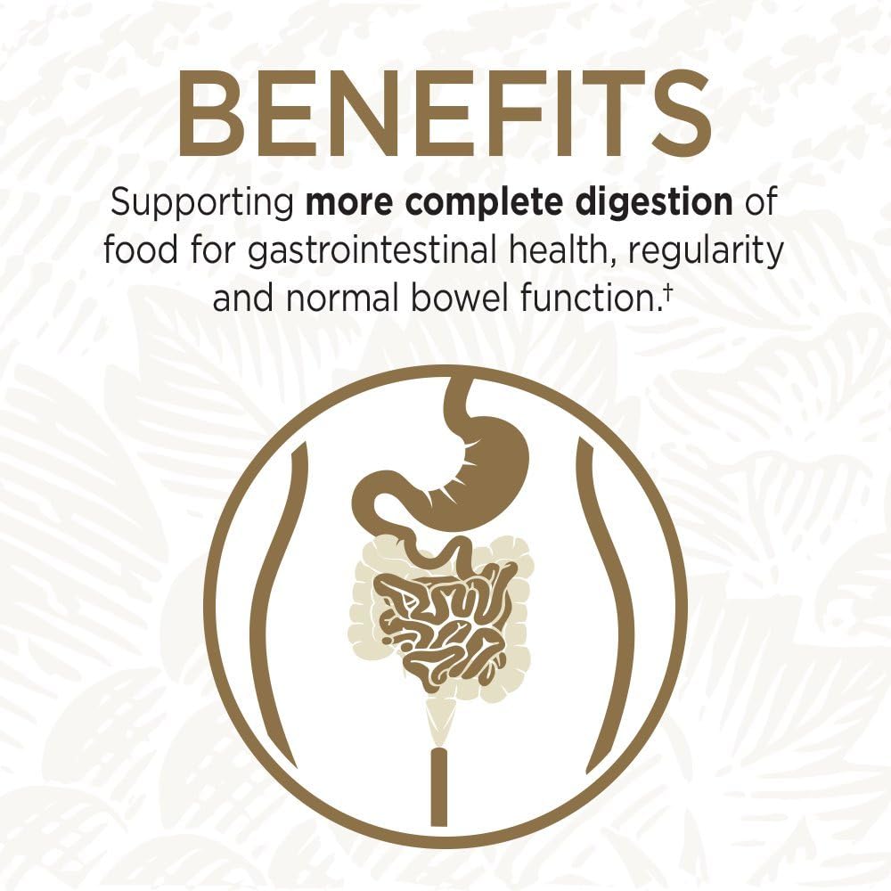 Garden of Life Vegetarian Digestive Supplement - Omega Zyme Ultra Enzyme Blend for Digestion, Bloating, Gas, and IBS, 180 Capsules: Health & Personal Care