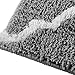 IMIEE Trusoft Lattice Design Bath Rug, 21x34 Inch, Grey