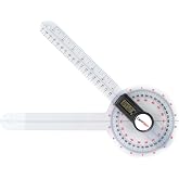 GemRed 12" Digital Goniometer 360 Degree Physical Therapy Protractor | for Joint Range of Motion ROM Measurement