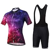 Uriah Women's Cycling Jersey Black Bib Shorts 3D