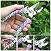 Garden Tools Set, JUMPHIGH 10 Pieces Gardening Tools with Purple Floral Print, Ergonomic Handle Trowel Rake Weeder Pruner Shears Sprayer, Garden Hand Tools with Carrying Case Gardening Gifts for Womenthumb 3