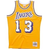Mitchell & Ness NBA Swingman Jersey Lakers 71-72 Wilt Chamberlain Light Gold SM
