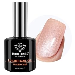 modelones Builder Nail Gel, 8-in-One Gold Shimmer