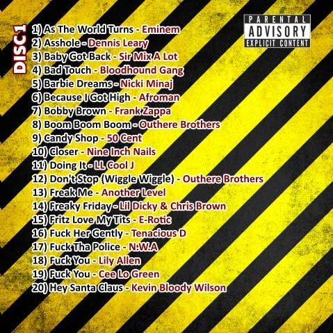 X-RATED KARAOKE CD+G (CDG) Disc Pack. 40 of the Rudest and Funniest Songs Ever! Mr Entertainer Big Hits. EXPLICIT LYRICS - Image 3