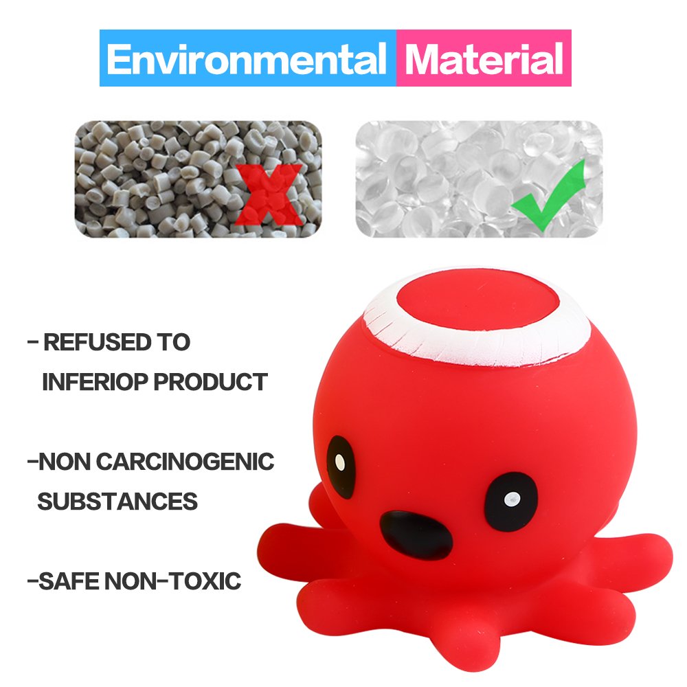 Yeonha Toys Bath Toy,Can Flashing Colourful Light(4 Pack), Floating